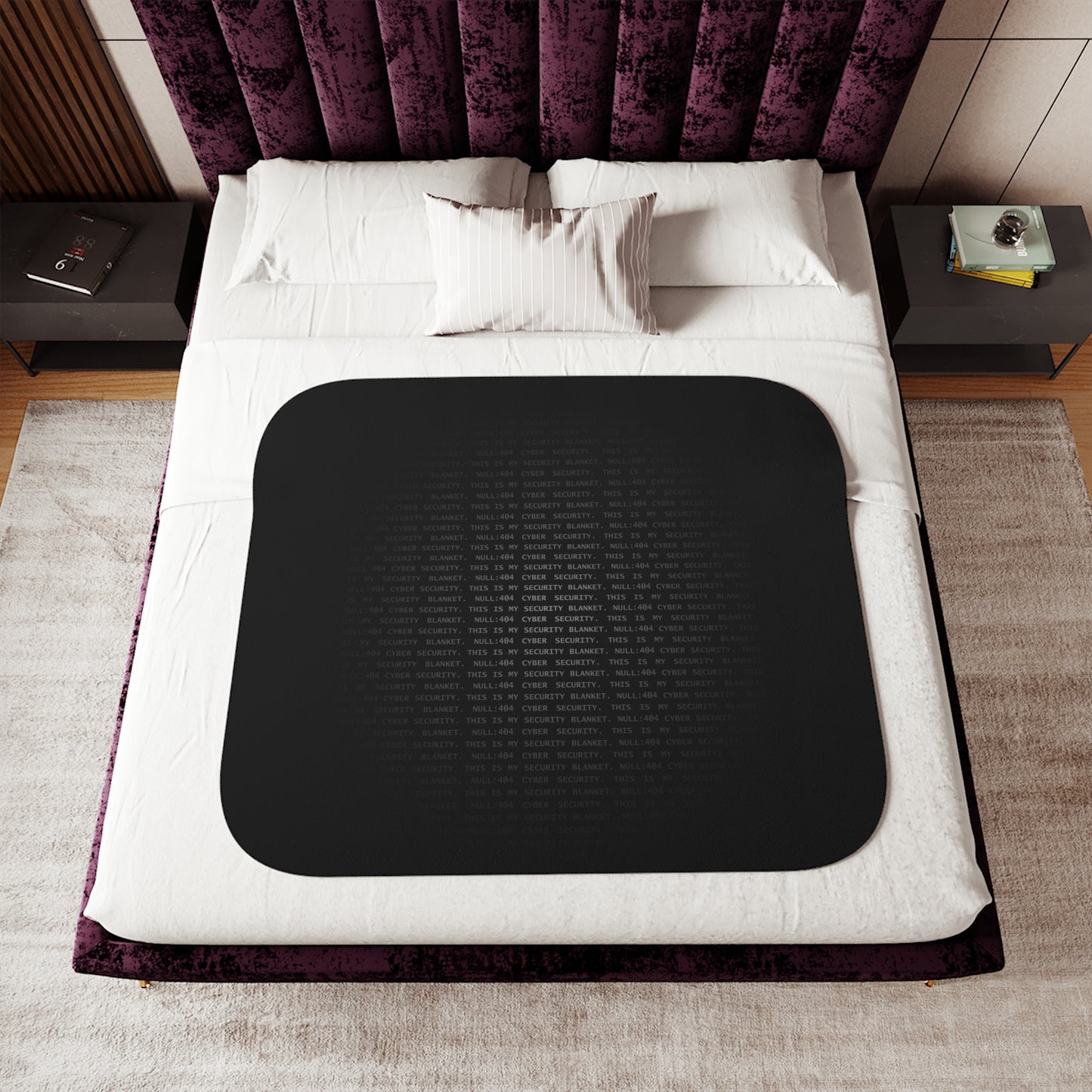 NullComfort™ v1.0 – Blackout Edition  Because sometimes security feels like suffocation—but softer.