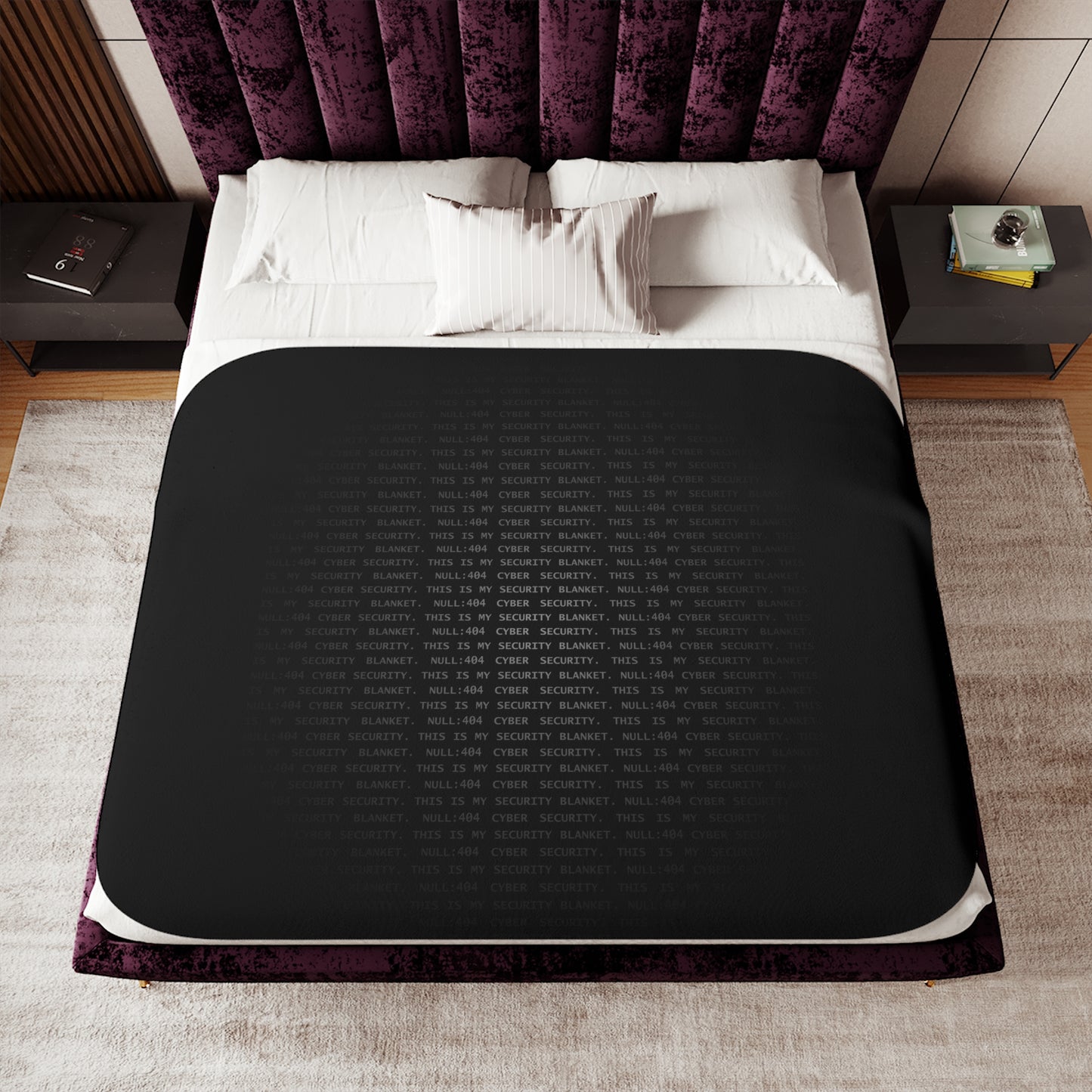 NullComfort™ v1.0 – Blackout Edition  Because sometimes security feels like suffocation—but softer.
