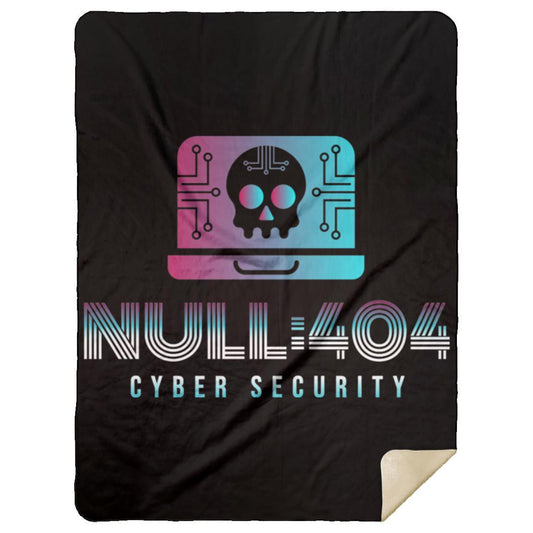 Null404 Security Premium Mink Sherpa Blanket 60x80